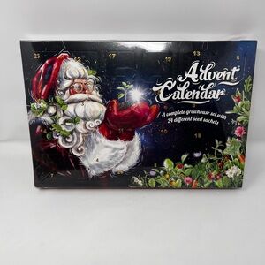 Baza Brand Advent Calendar Santa 24 Seeds to Plant Growhouse Set NEW Christmas